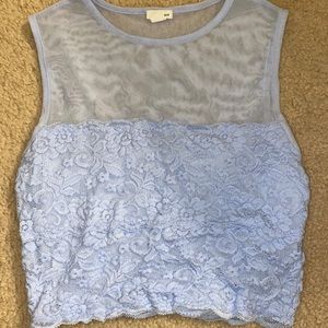 Lace crop top